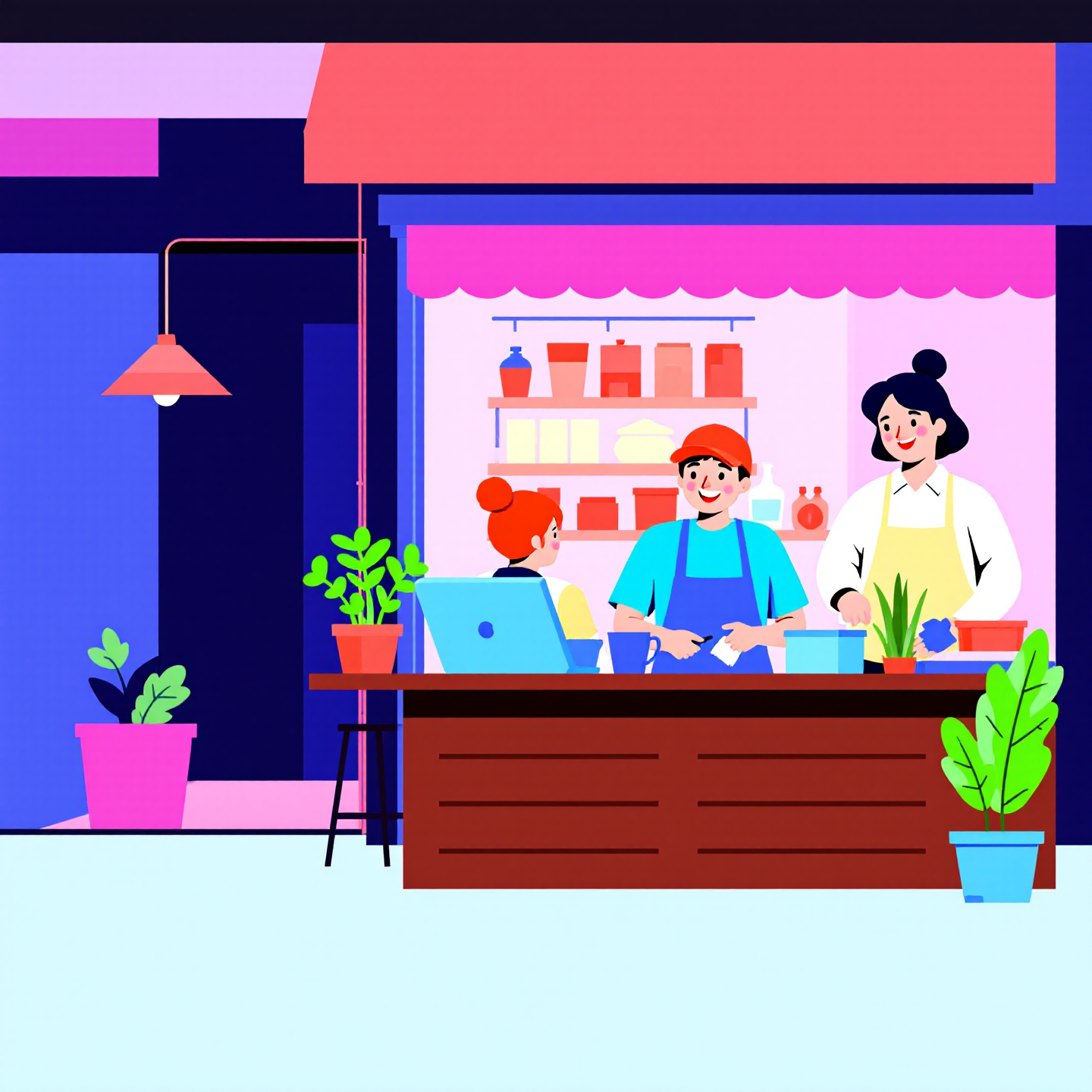 소상공인 비즈플러스카드 대상인 일하는 소상공인