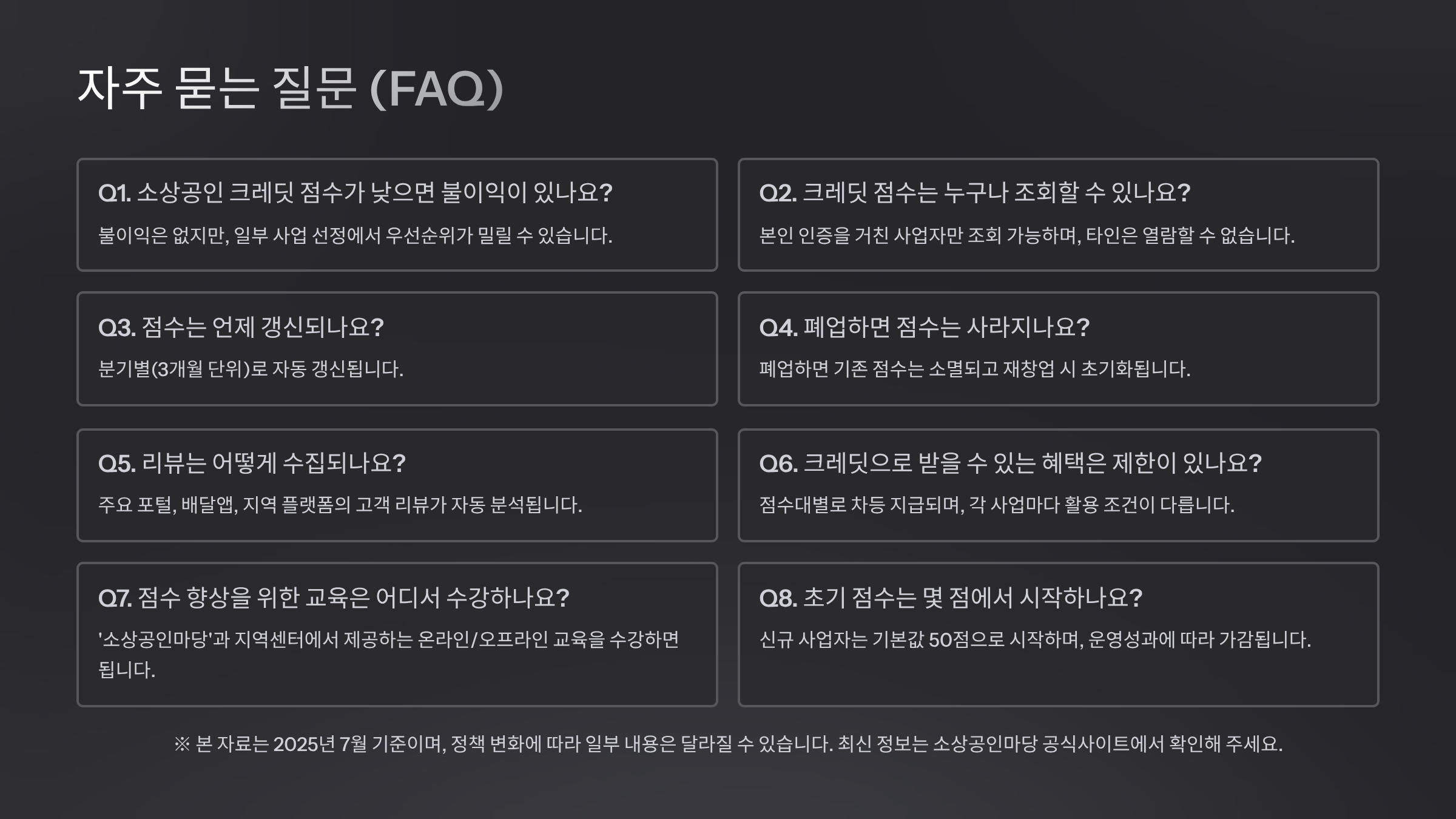 FAQ