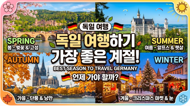 독일 여행하기 좋은 계절
