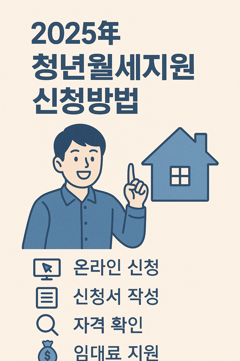 2025년 청년월세지원 신청방법