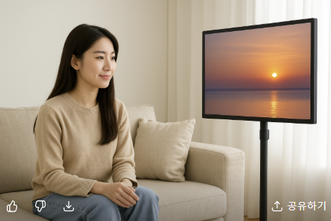 LG 스탠바이미 2 – 이동식 TV 사용 후기 관련 사진