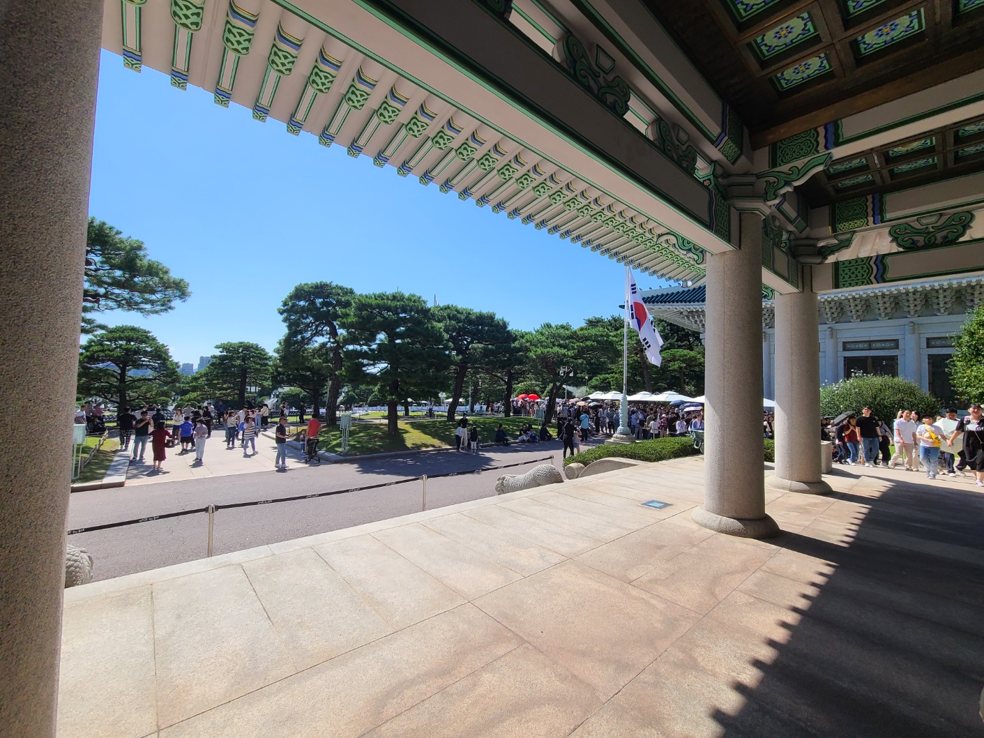 청와대 관람 하기