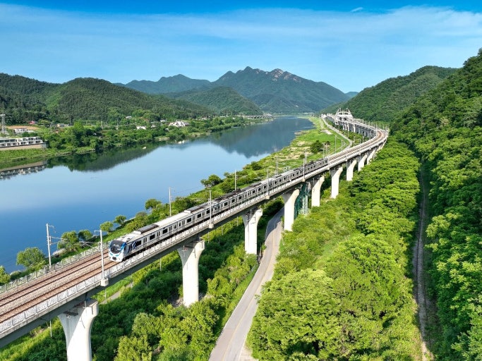 강촌 북한강 전경 이미지