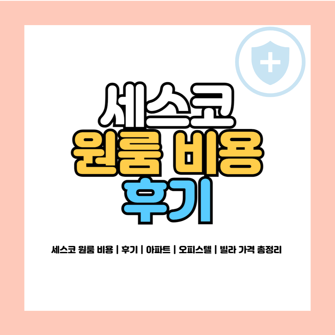 세스코 원룸 비용