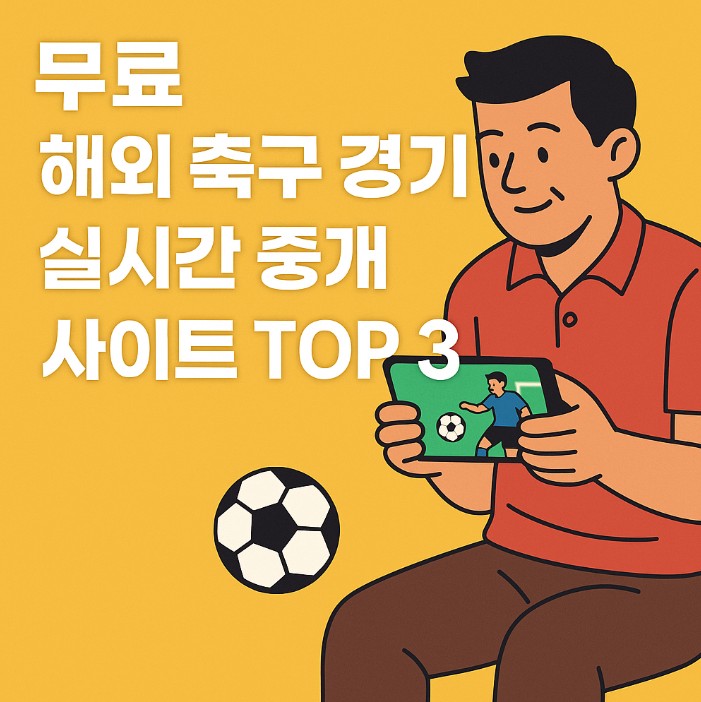 무료 해외 축구 경기 실시간 중개 사이트 Top 3 이미지