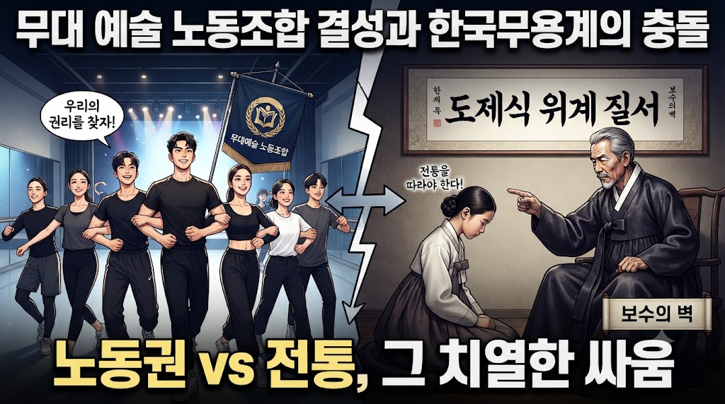 무대 예술 노동조합 결성과 한국무용계 보수적 도제식 위계 질서의 충돌 양상