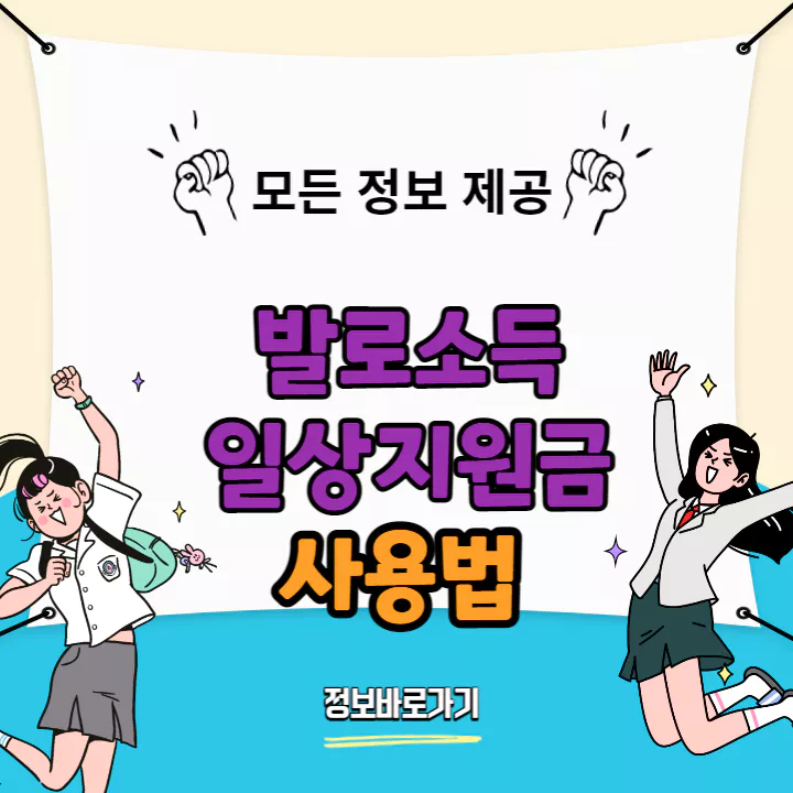 발로소득-일상지원금-사용법