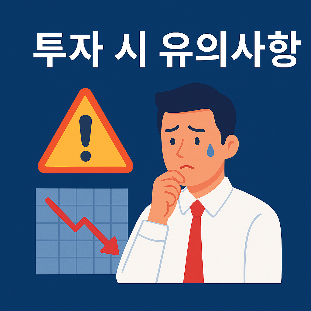 투자 시 유의할 점