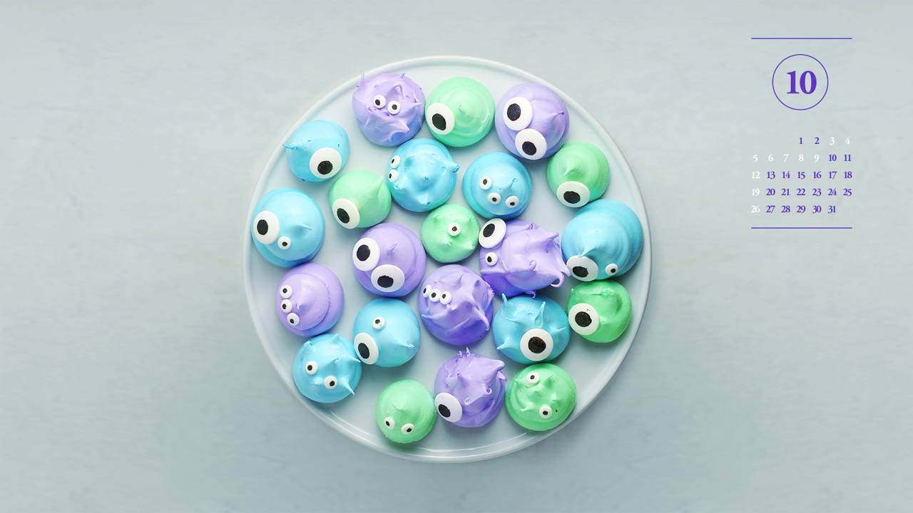 06 머랭쿠키 A - 2025년10월 노트북배경화면