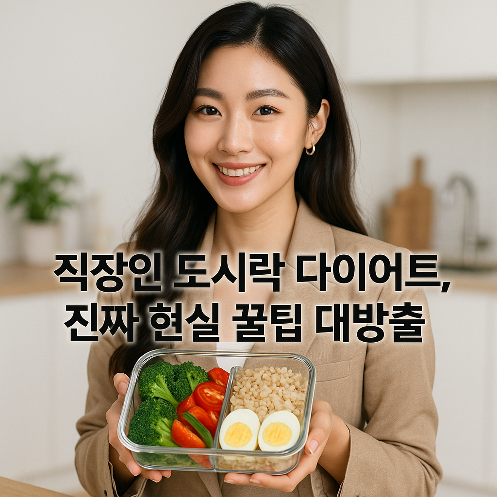 직장인 도시락 다이어트, 진짜 현실 꿀팁 대방출!