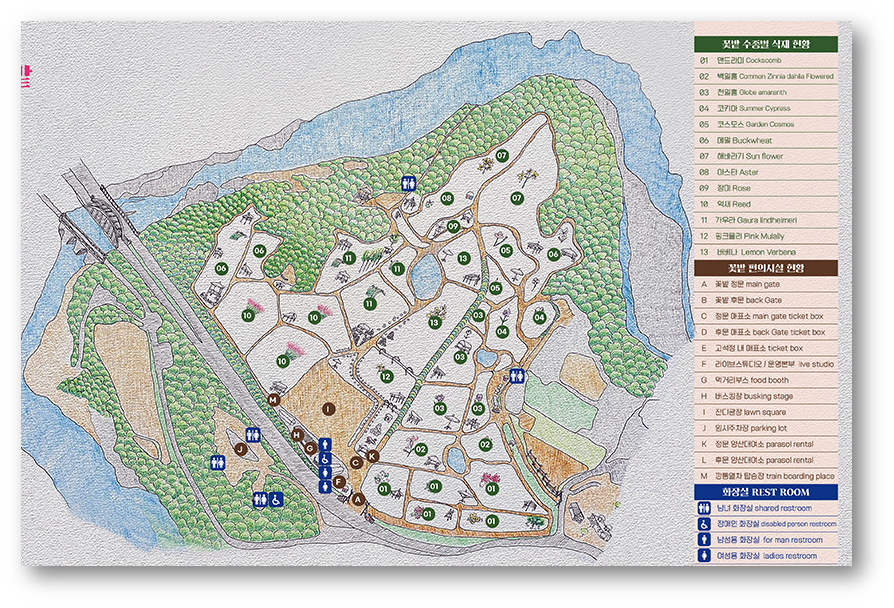 철원 고석정 꽃밭9