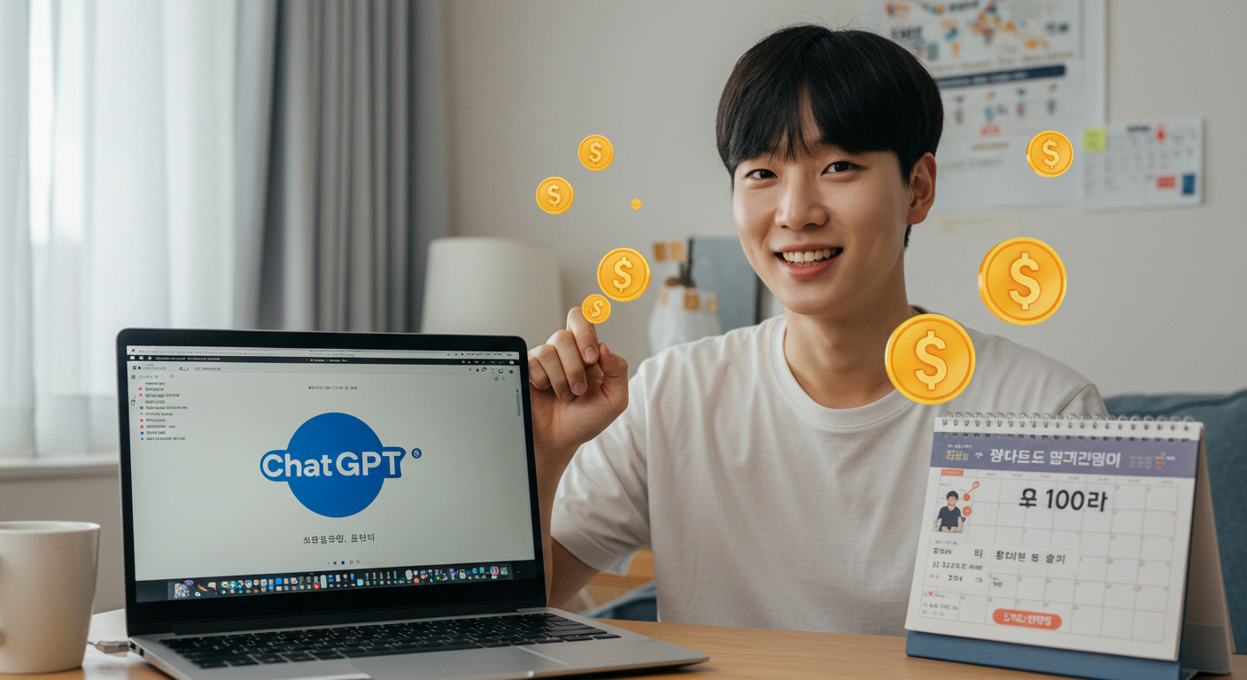 챗GPT로 월 100만 원 부업하는 법! 현실 가능한 AI 부수입 가이드