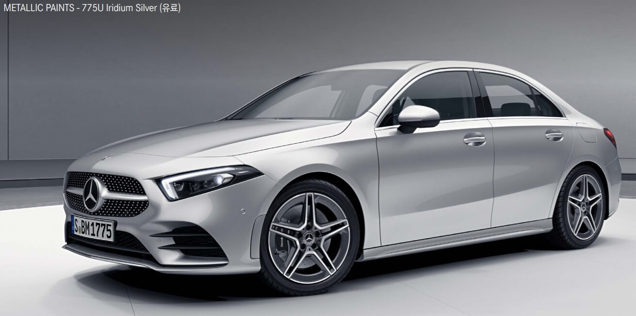 Iridium Silver(색상 코드 : 775) a클래스 색상코드 - Iridium Silver(색상 코드 : 775)