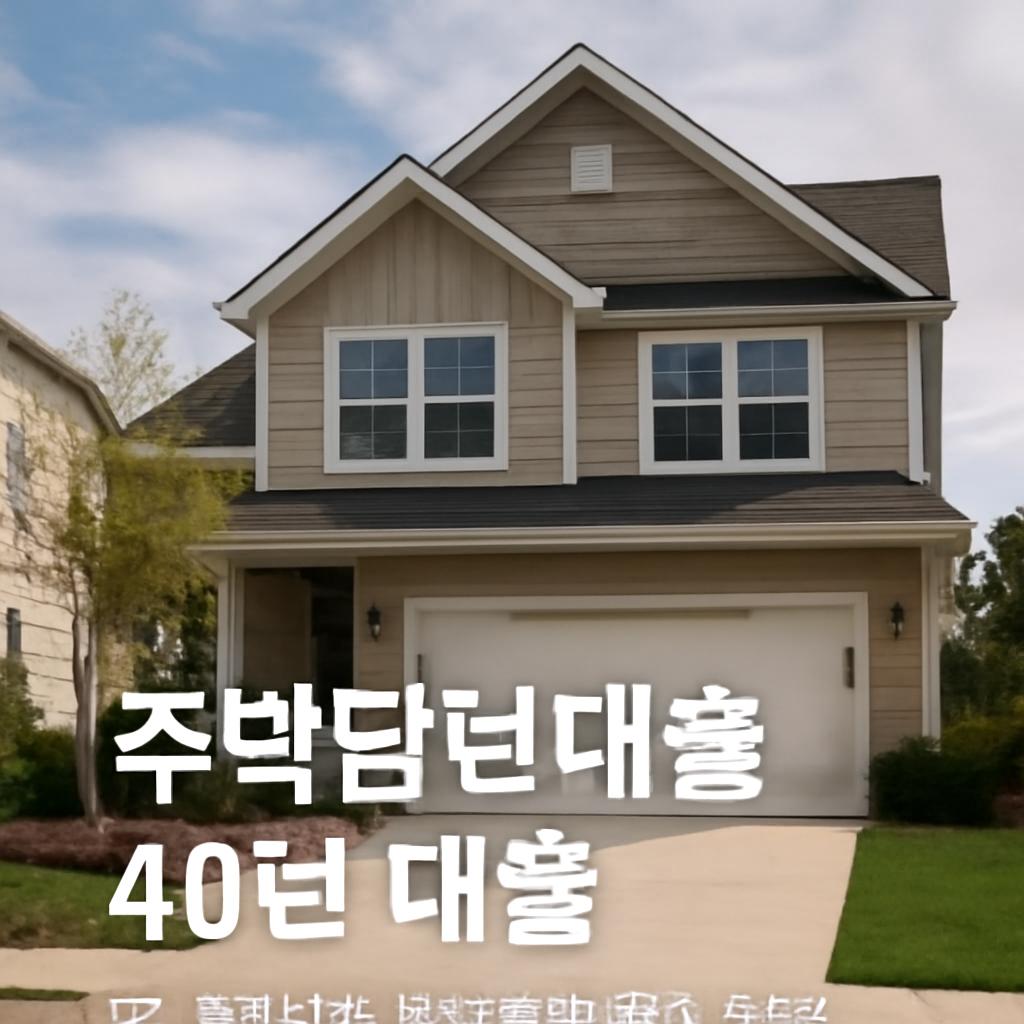 주택담보대출 40년 대출
