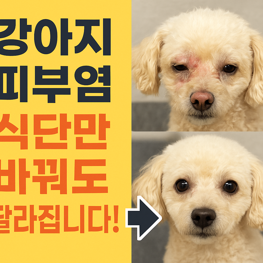 강아지 피부염
