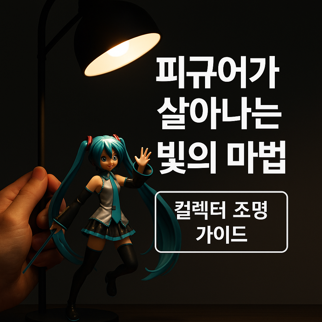 피규어 조명
