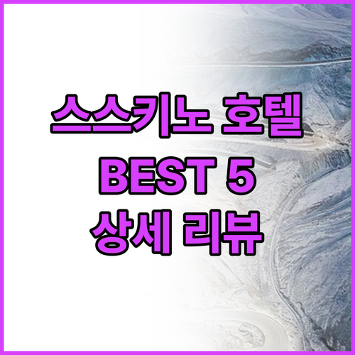 스스키노 호텔 어디로? 삿포로 추천 ..