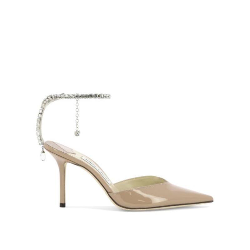 24FW 지미추 구두 SAEDA BALLET CRYSTAL 85BOB