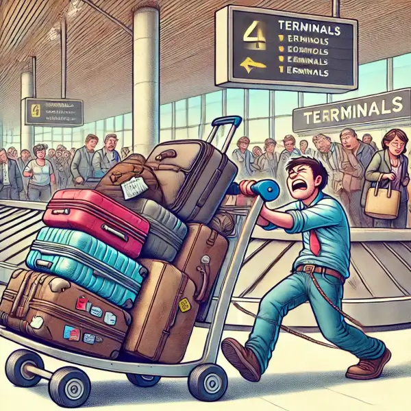 공항-캐리어-불편