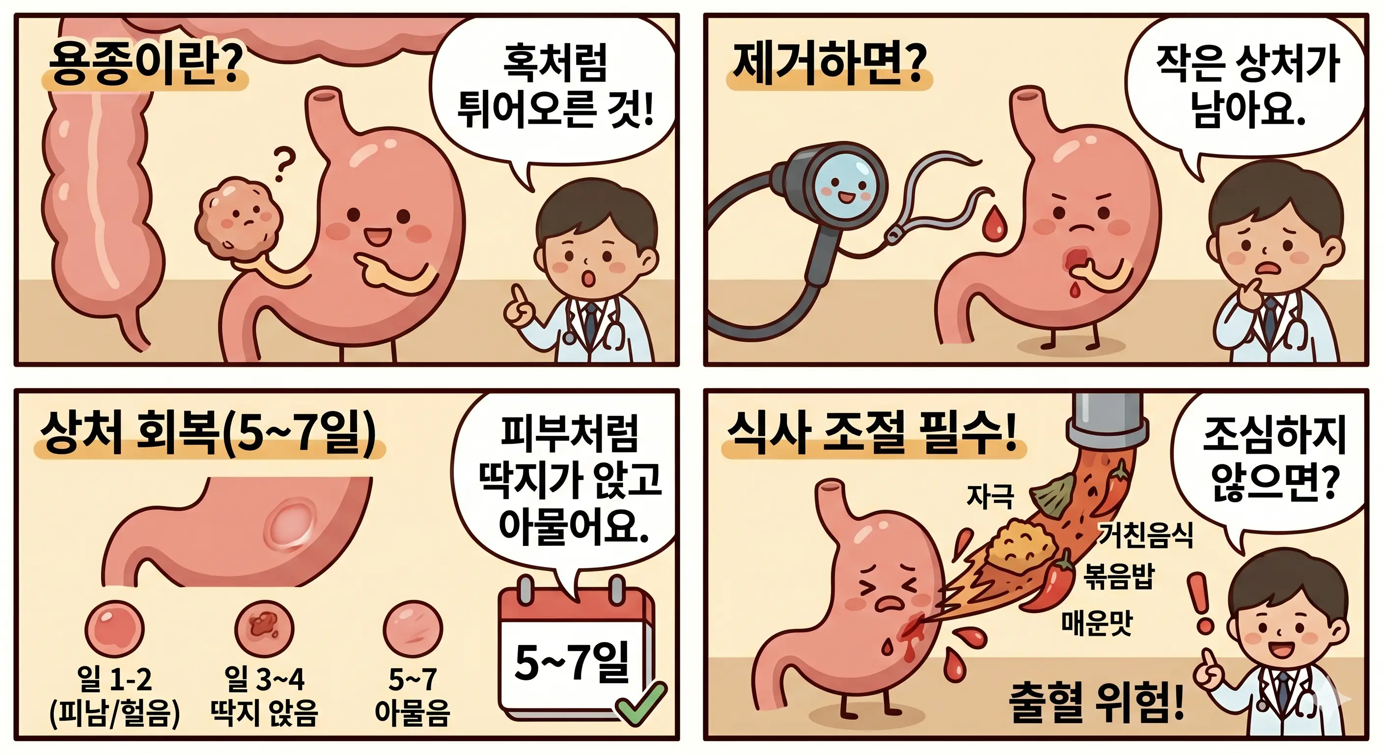 대장내시경 용종제거 후 식사
