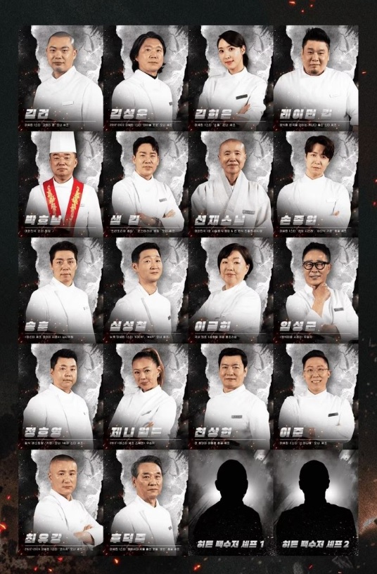 흑백요리사 요리계급전쟁 시즌2 출연진