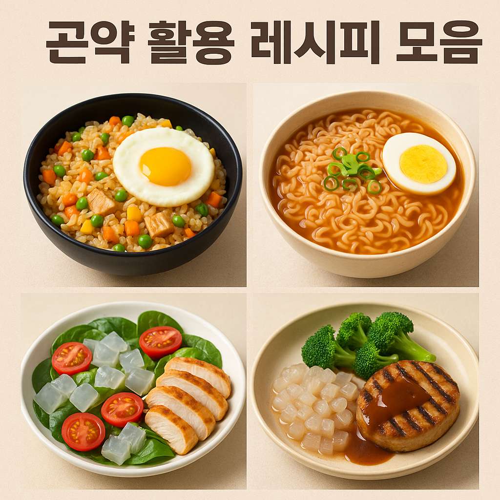 다이어트에 좋은 곤약 활용 레시피 모음-2