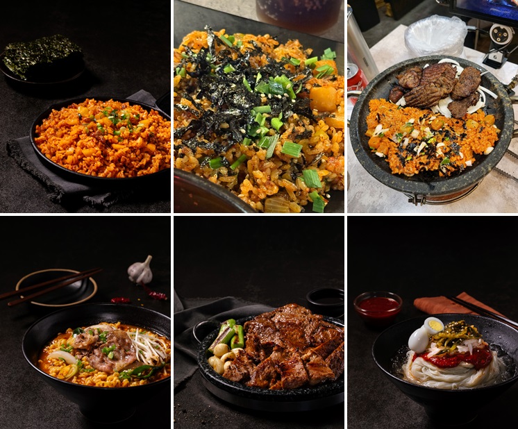 깍두기볶음밥과 순두부