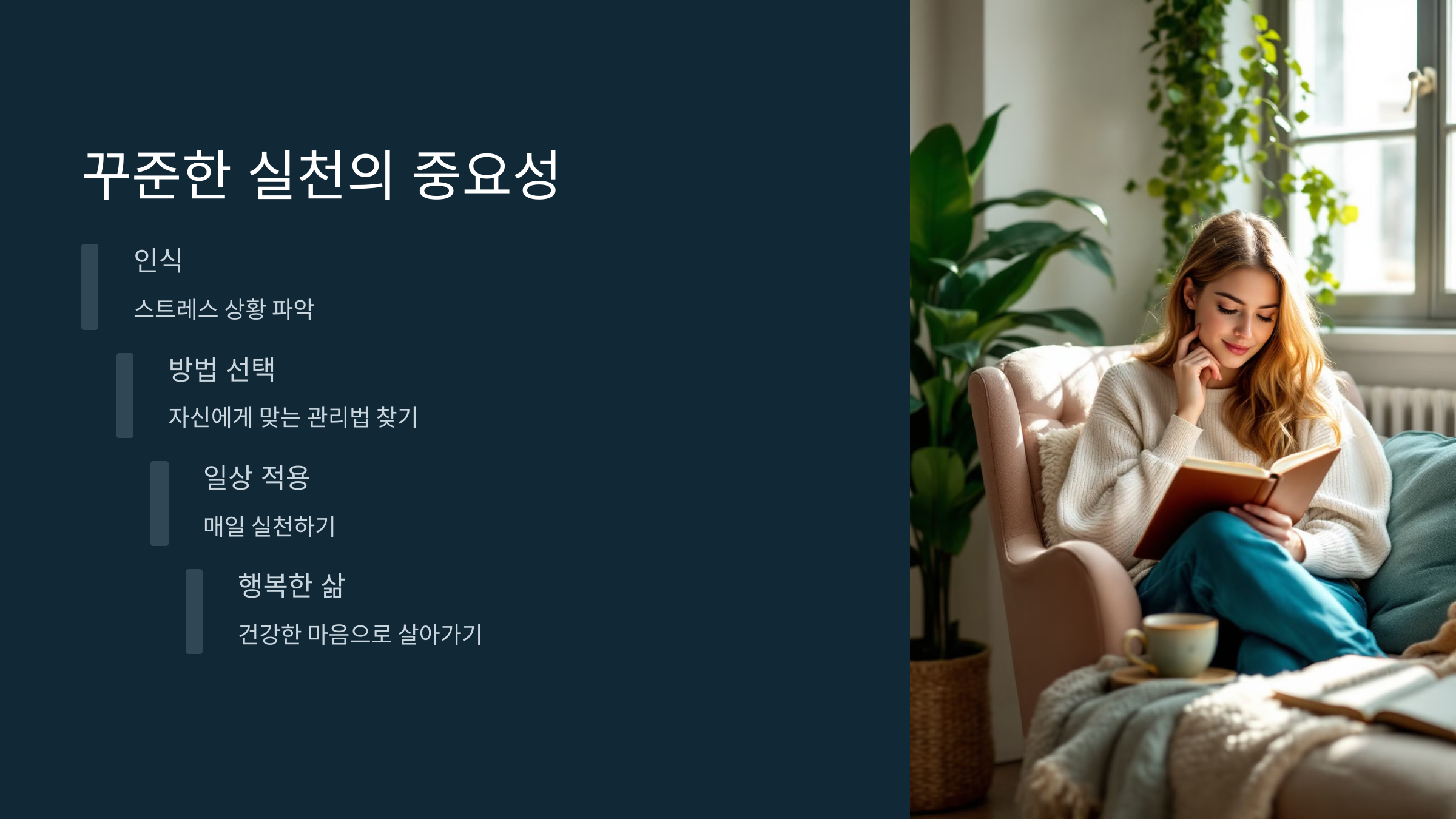 꾸준한 실천의 중요성