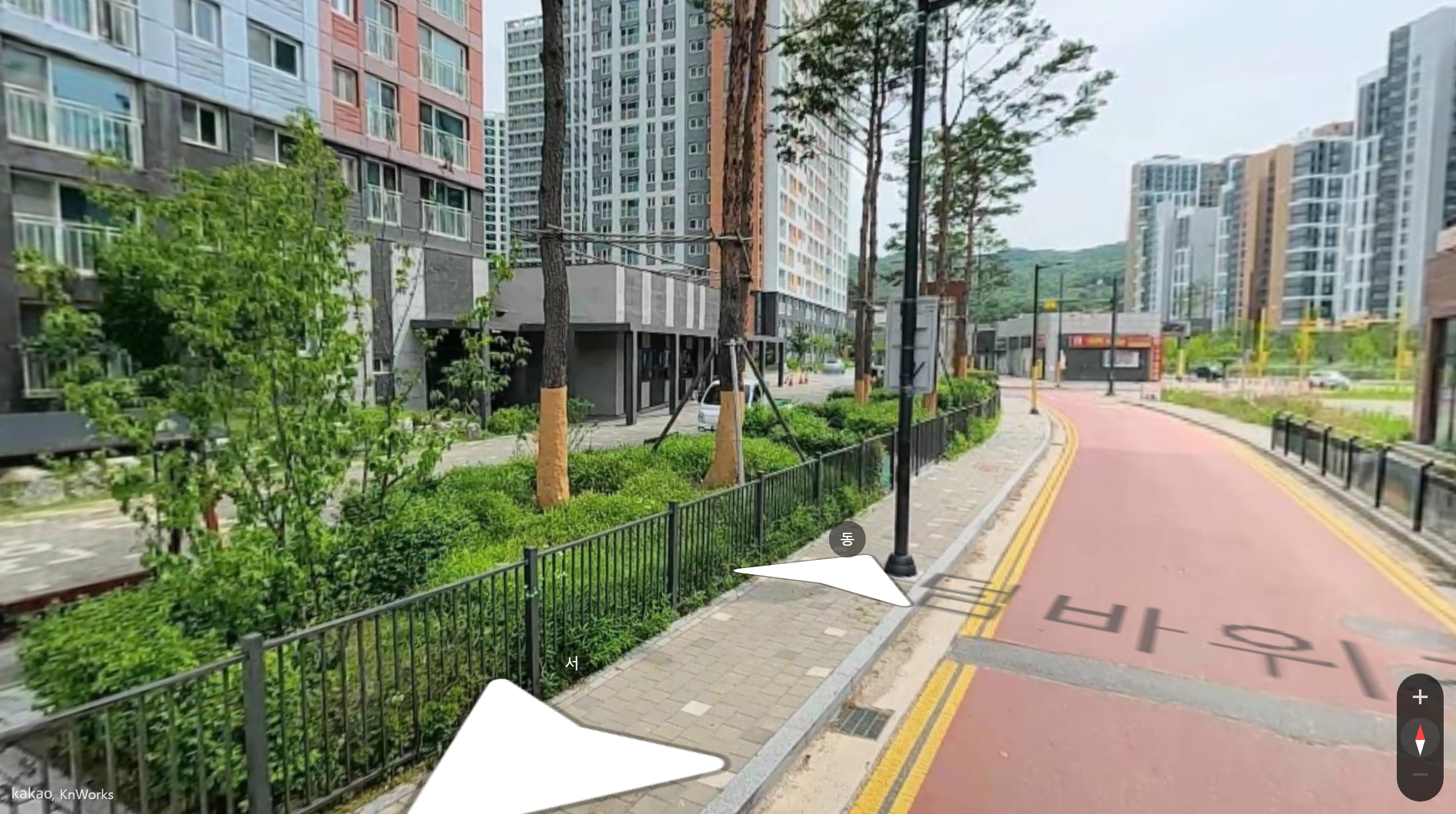 고산더라피니엘 거리뷰 측면