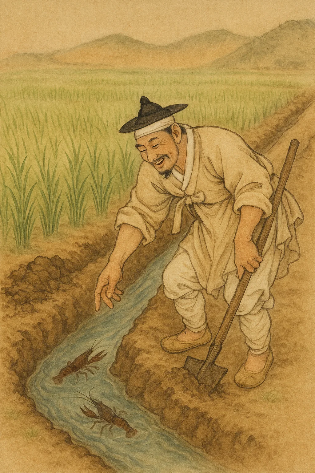 도랑 치고 가재 잡는다