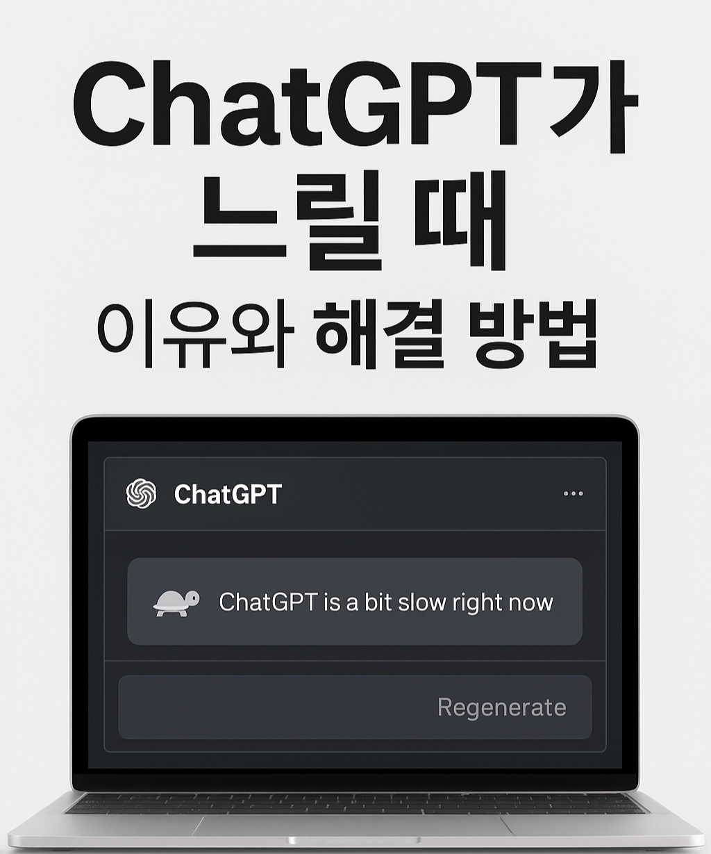 ChatGPT가 느려질 때, 부모님이 알아야 할 이유와 해결 방법