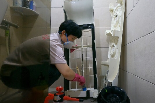 생방송 투데이 오늘도 달린다 청년사장 경기도 용인 에어컨 청소 전문가 프로미스킴 예약방법