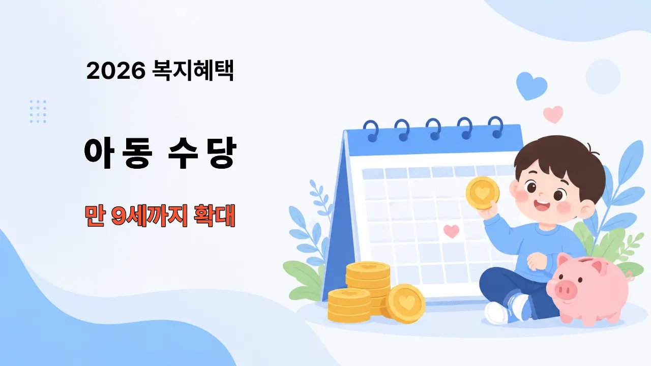 2026 아동수당 신청방법과 지원금액 안내