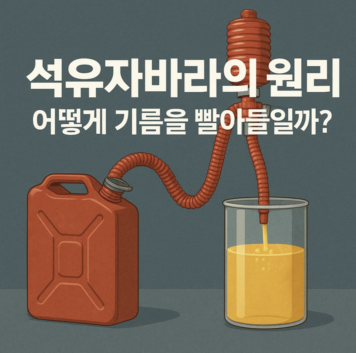 석유자바라의 원리, 어떻게 기름을 빨아들일까?
