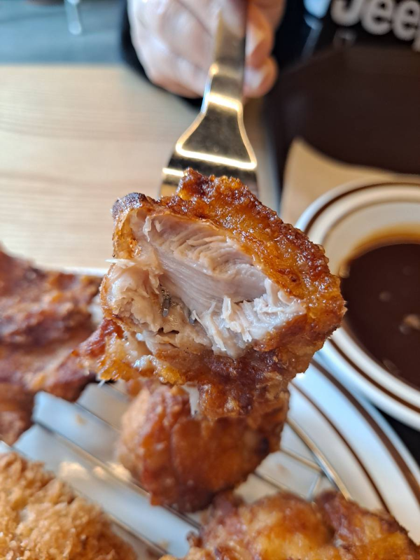 닭가라아게 한입 먹다