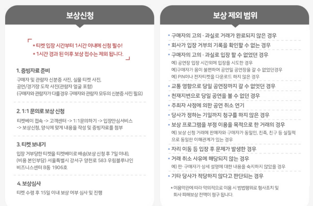 티켓베이 티켓팅 티켓베이 핀번호