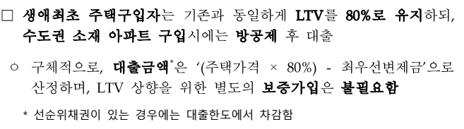 구축 주택 생애최초 주택구입자 대출한도 계산