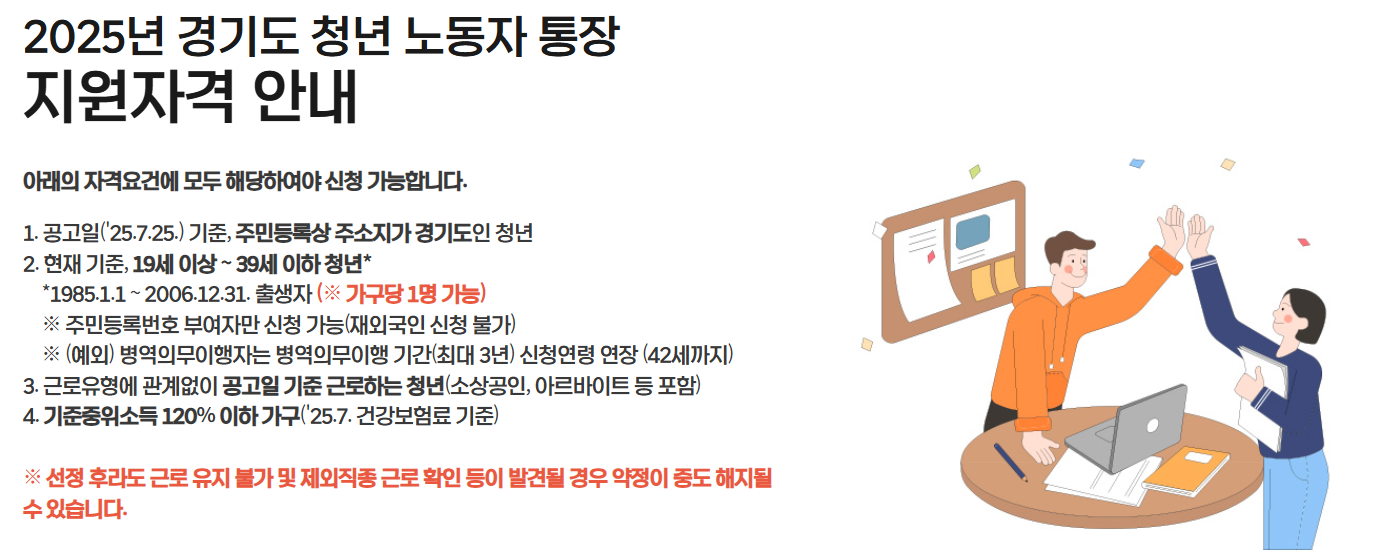 경기도 청년 노동자 통장