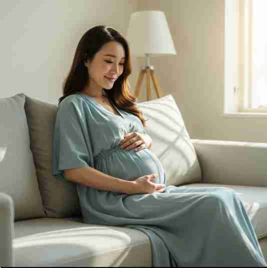 프로게스테론 정상수치, 임산부 사진