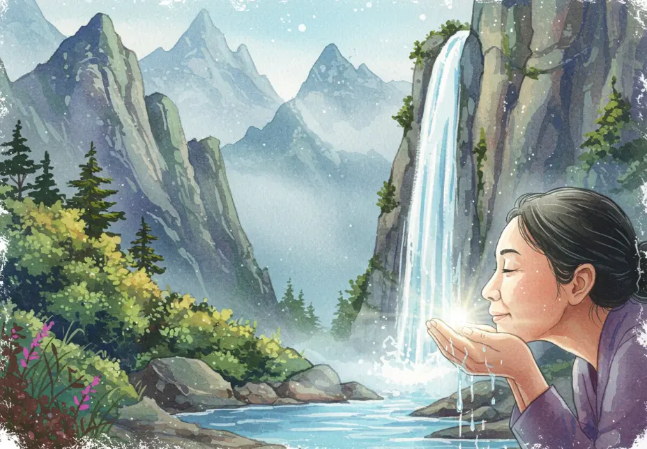 폭포가 쏟아지는 꿈 해몽