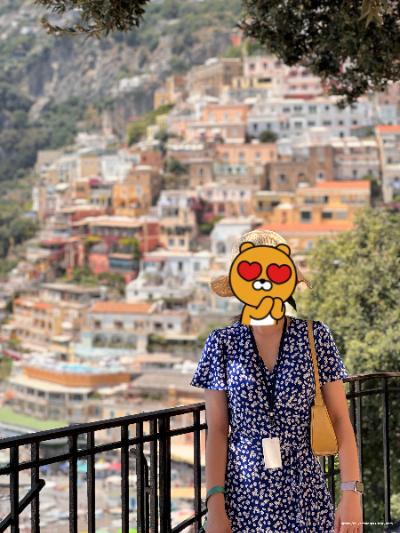 포지타노 전망대 건물뷰