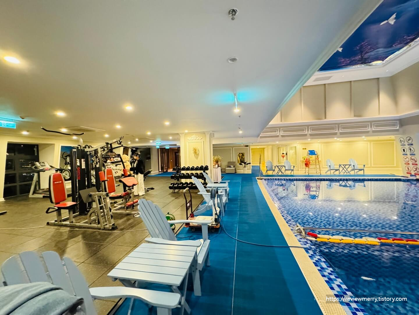수영장, 헬스장 사진