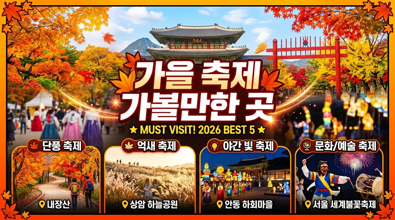 가을 축제 가볼만한 곳