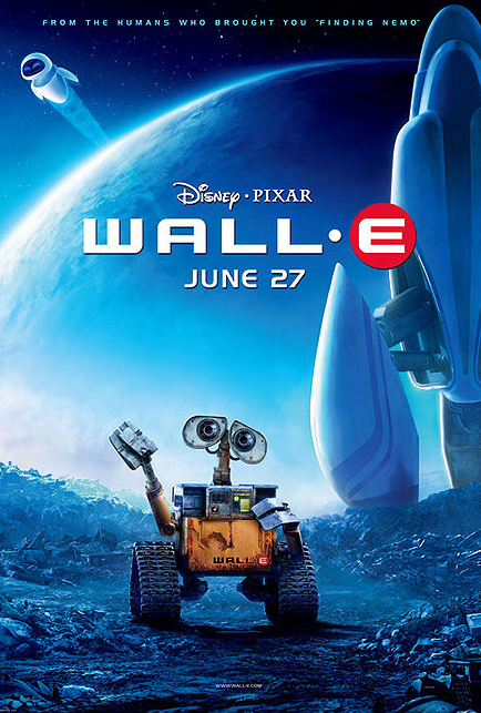 제목은 WALL-E. 쓰레기장에 있는 한 로봇