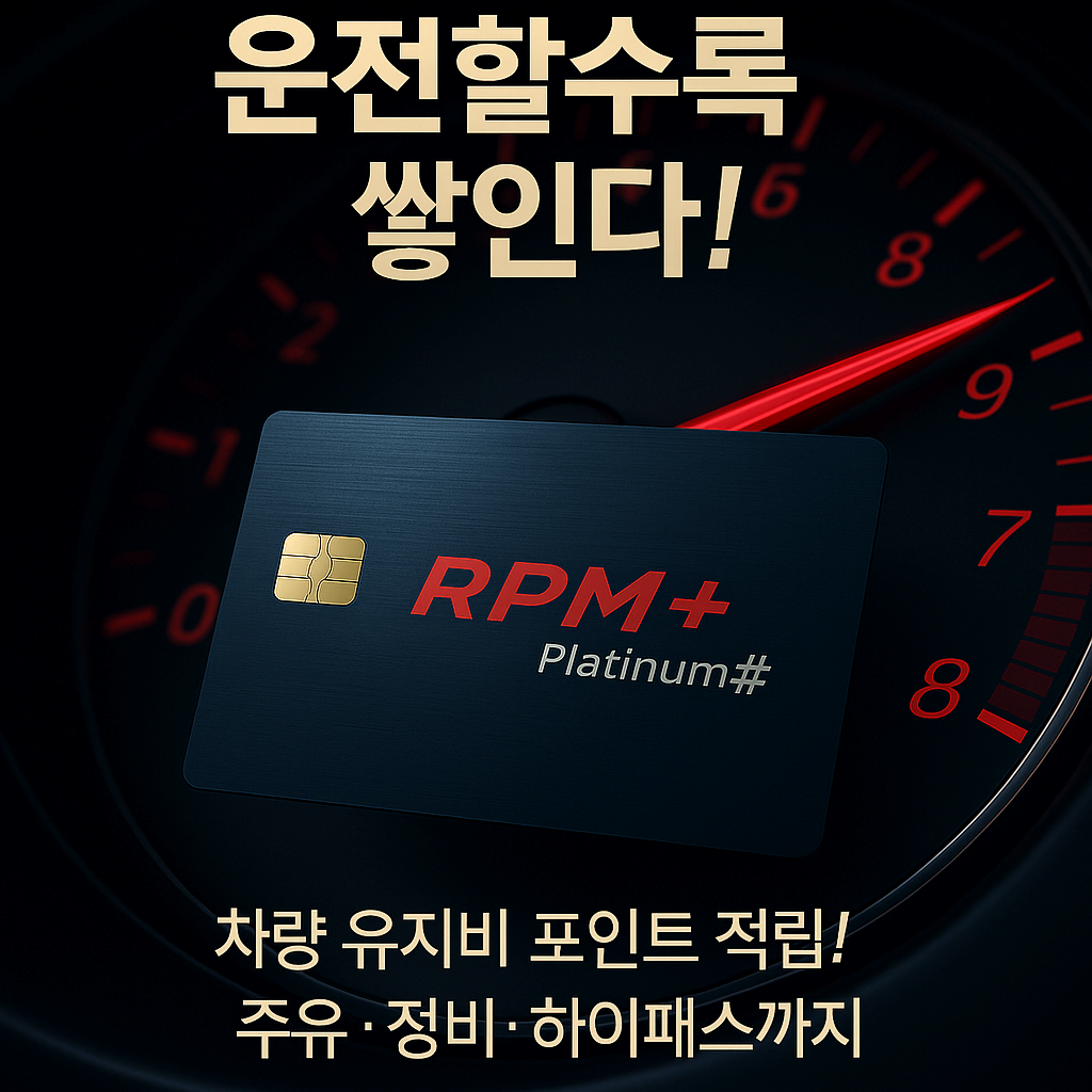 [신한카드 RPM+ Platinum#] 차량 유지비 아끼는 고효율 카드! 혜택·추천이유·신청방법 총정리