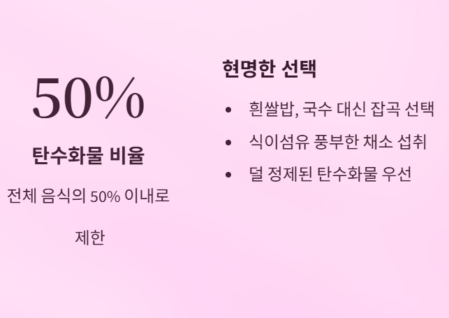 어떤 탄수화물을 선택해야 할까요?