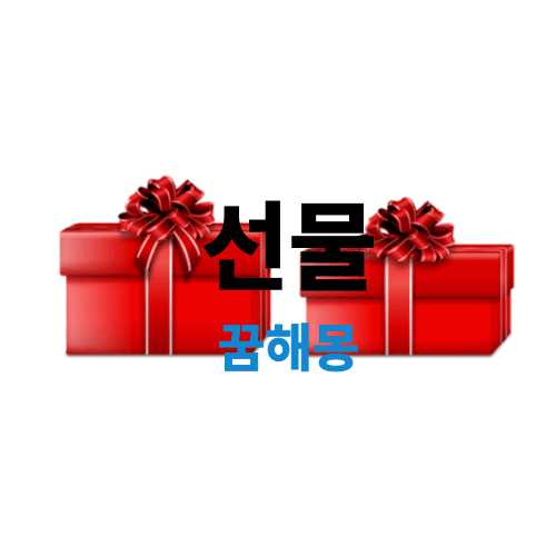 선물 꿈해몽 풀이(꿈에 선물 받았다면 길몽입니다, 하지만