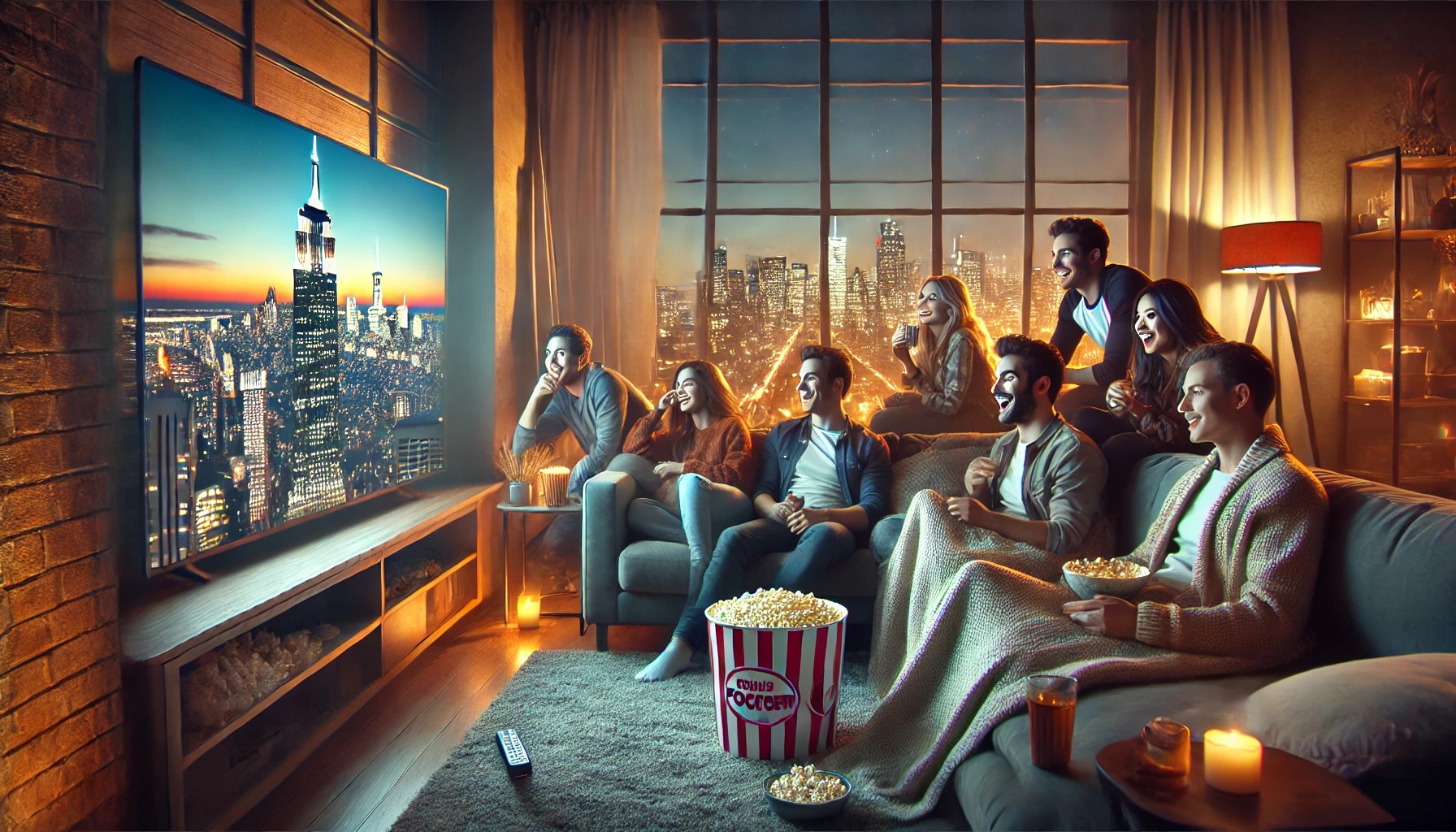 드라마 시청 장면 이미지