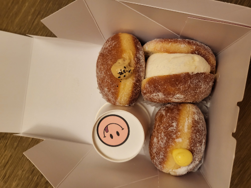 노티드 도넛 개봉