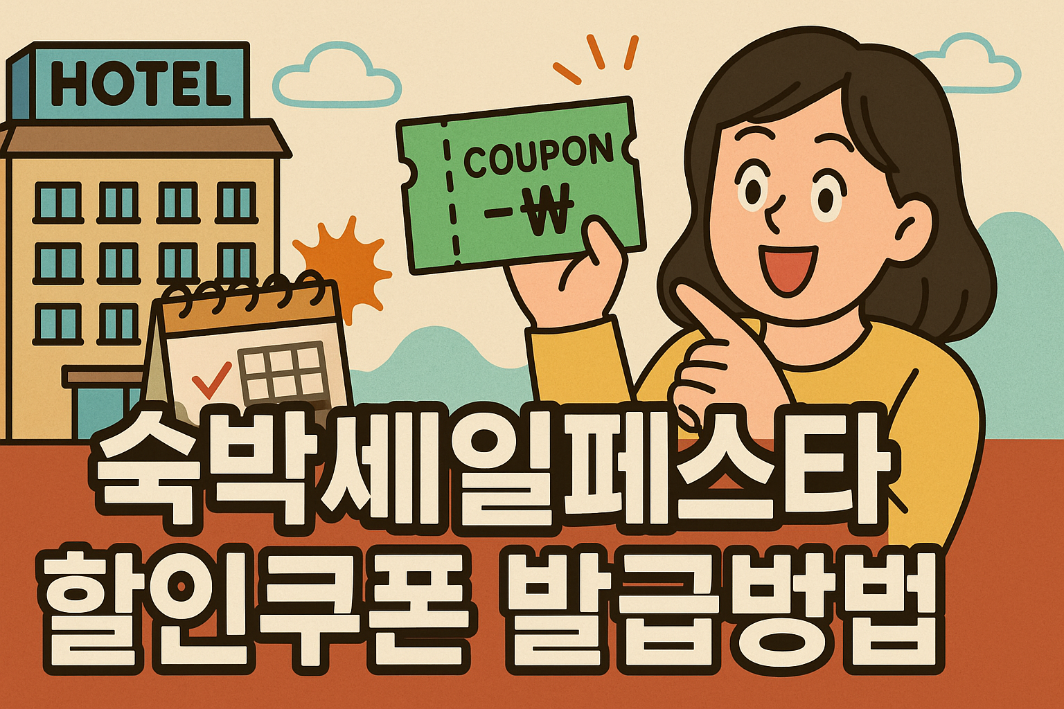 2025 숙박세일페스타 할인쿠폰 발급방법